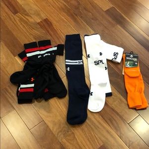 8 pairs of New sports socks bundle UA adidas